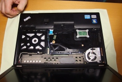 Follow the hardware maintenance manual (HMM) for the motherboard replacement